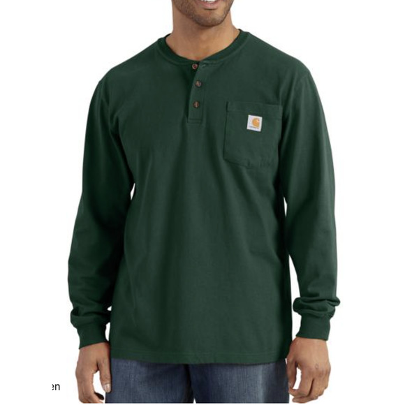 Carhartt Other - Carhartt Long Sleeve Henley T-Shirt 2XL New